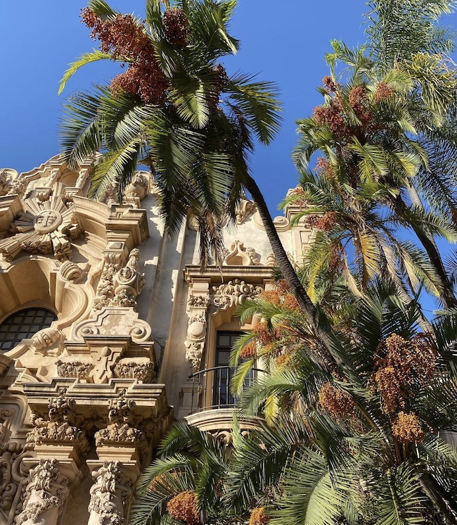 Spanish colonial style confections Balboa Park
