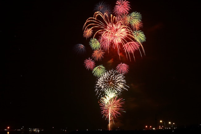 Fireworks in La Jolla