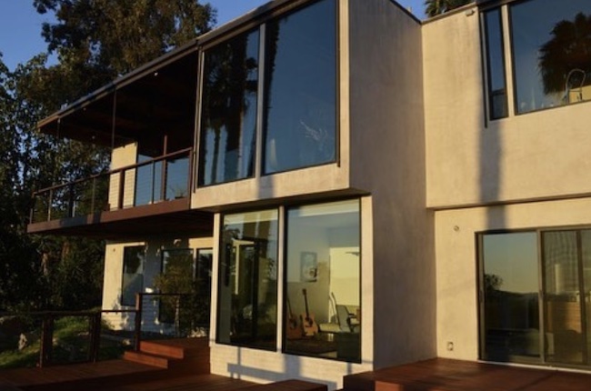 Midcentury modern style home in San Diego